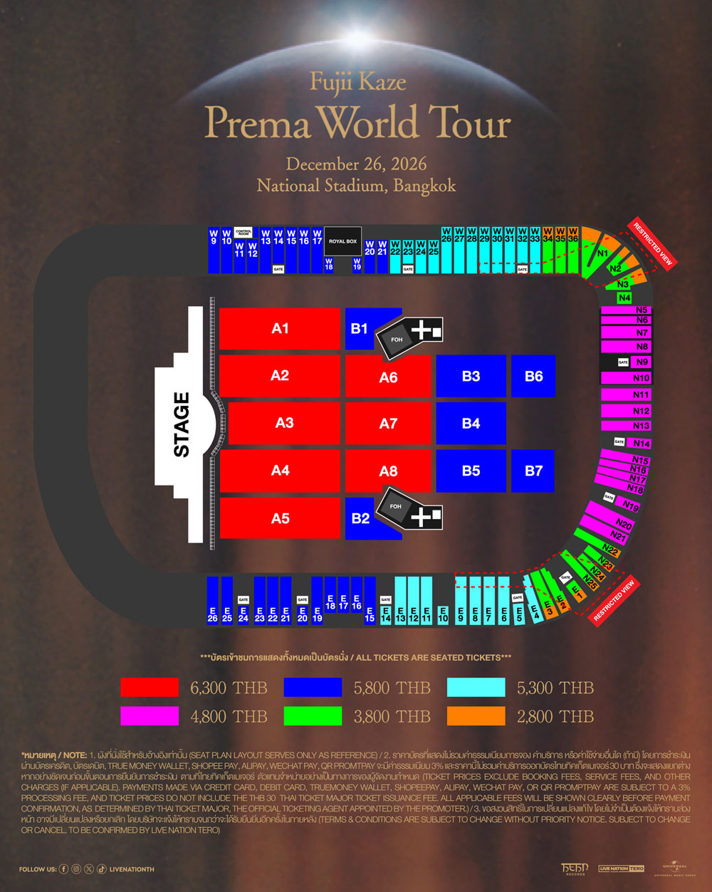 Fujii Kaze Prema World Tour | Pre: Prema Tour