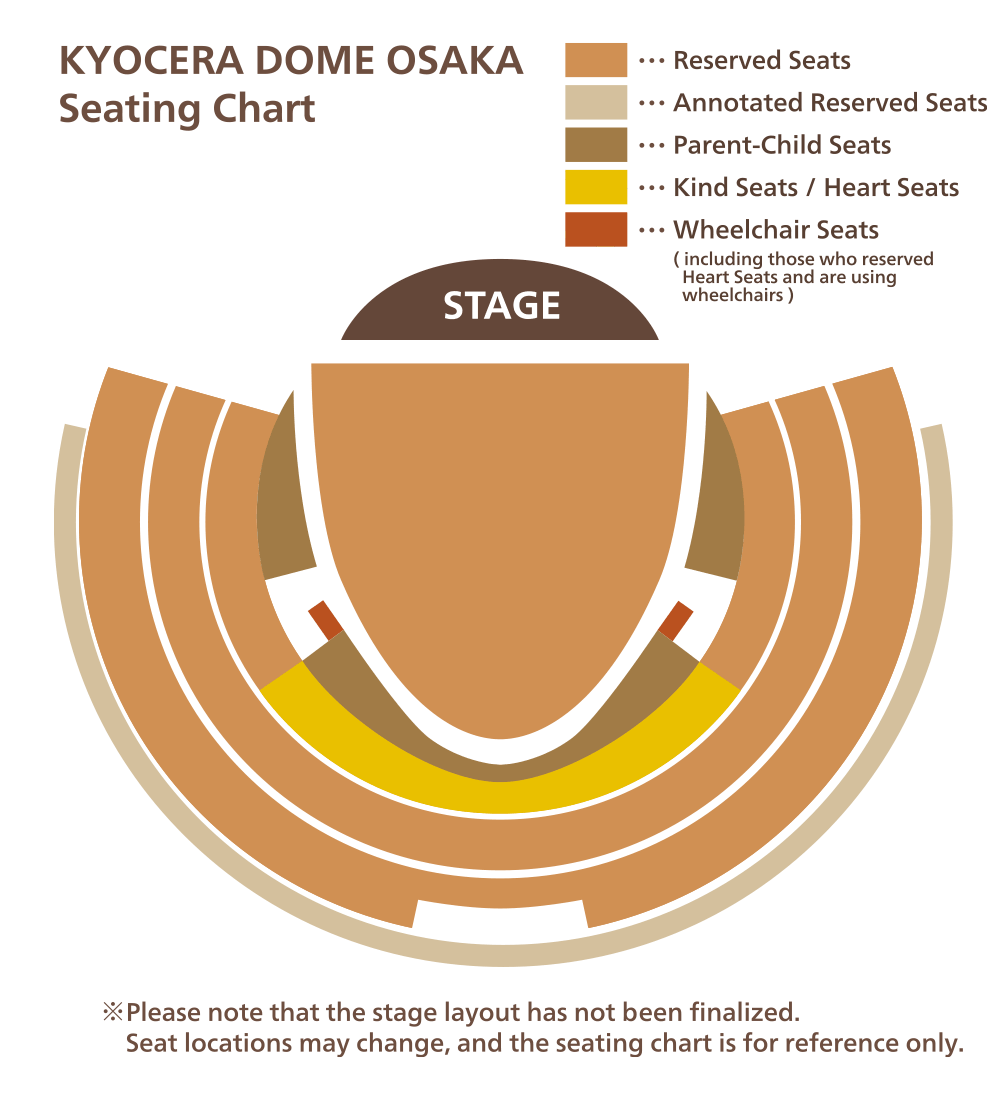 京セラドーム大阪座席図